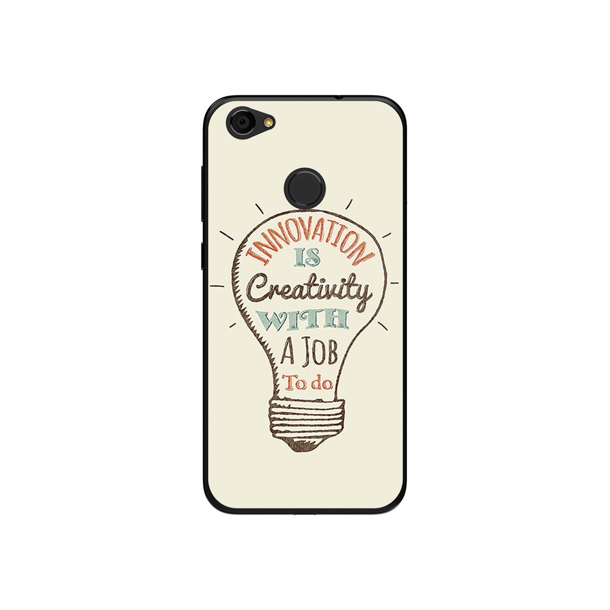 Funda Gel Tpu para Zte Blade A6 Diseño Creativity Dibujos