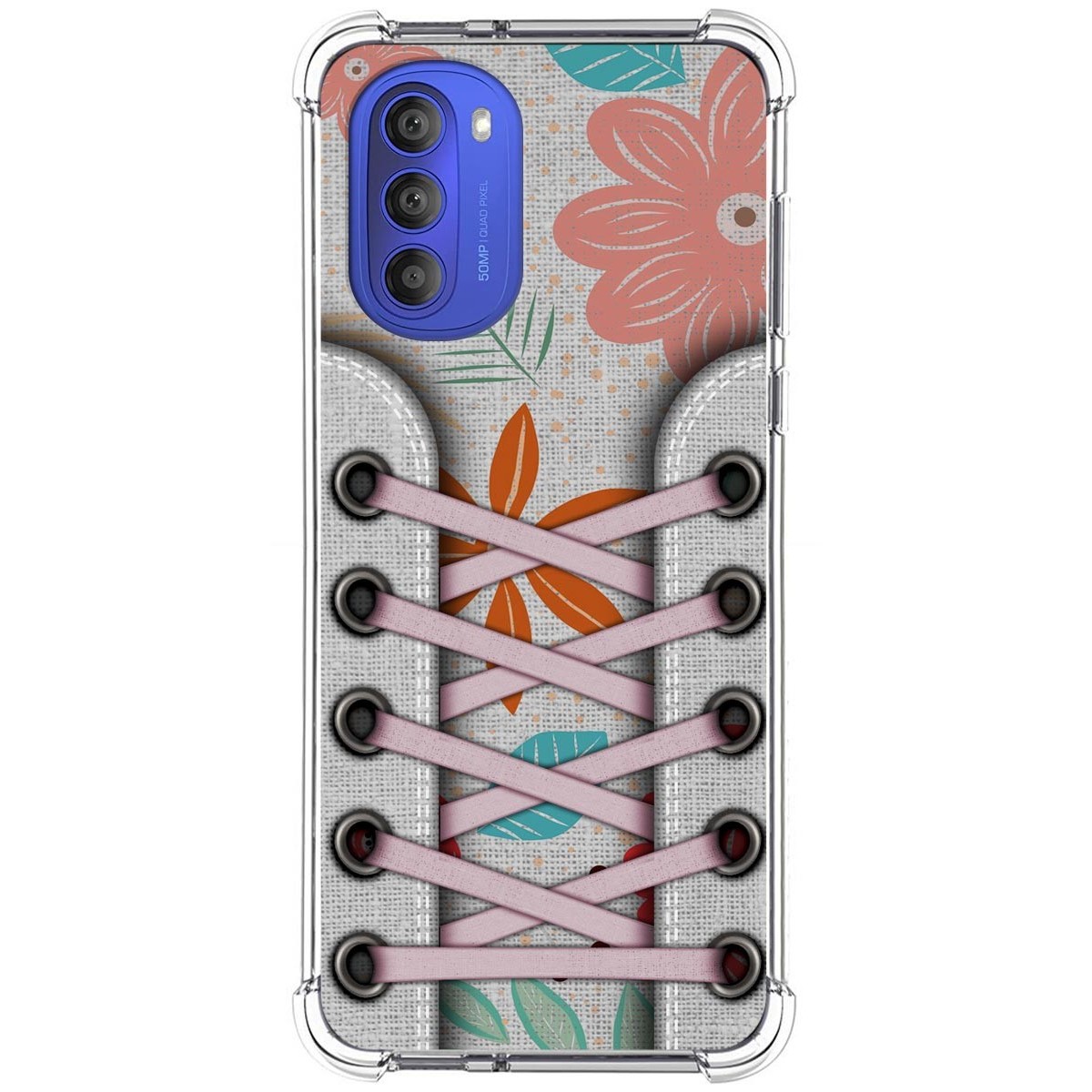 Funda Silicona Antigolpes para Motorola Moto G51 5G diseño Zapatillas 09 Dibujos
