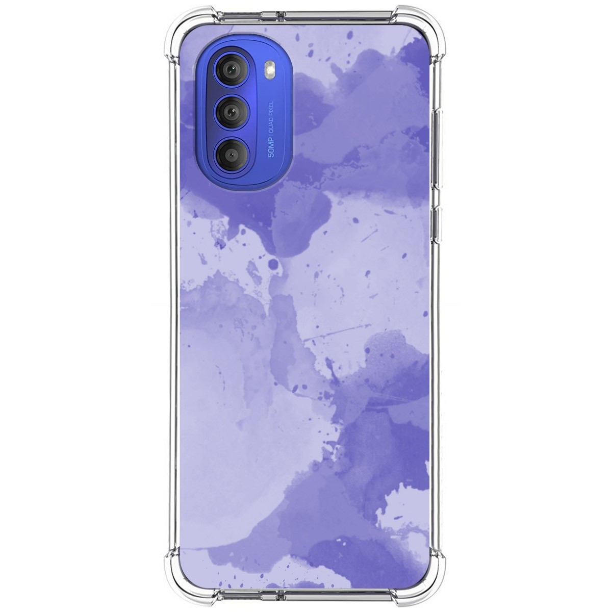 Funda Silicona Antigolpes para Motorola Moto G51 5G diseño Acuarela 01 Dibujos