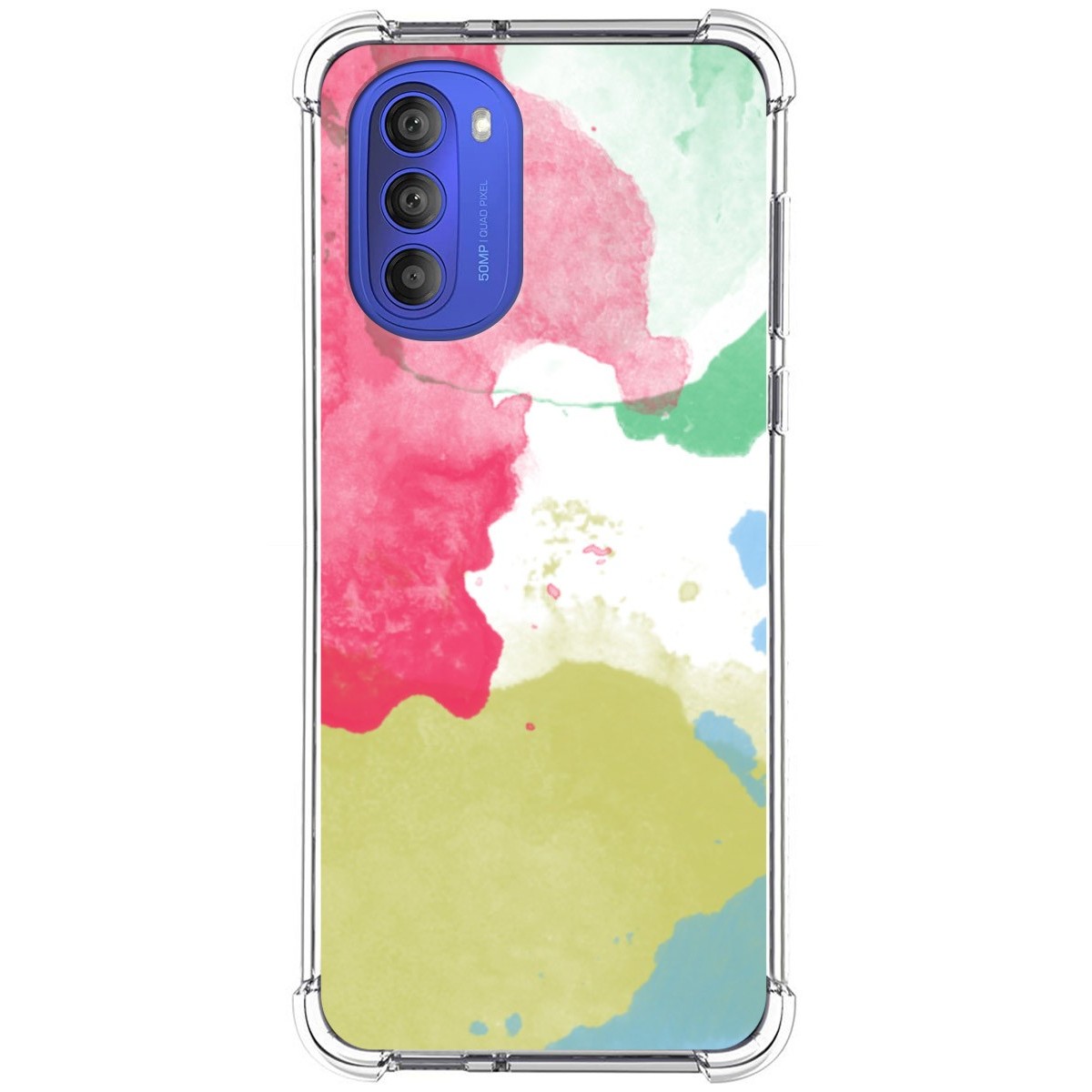 Funda Silicona Antigolpes para Motorola Moto G51 5G diseño Acuarela 02 Dibujos