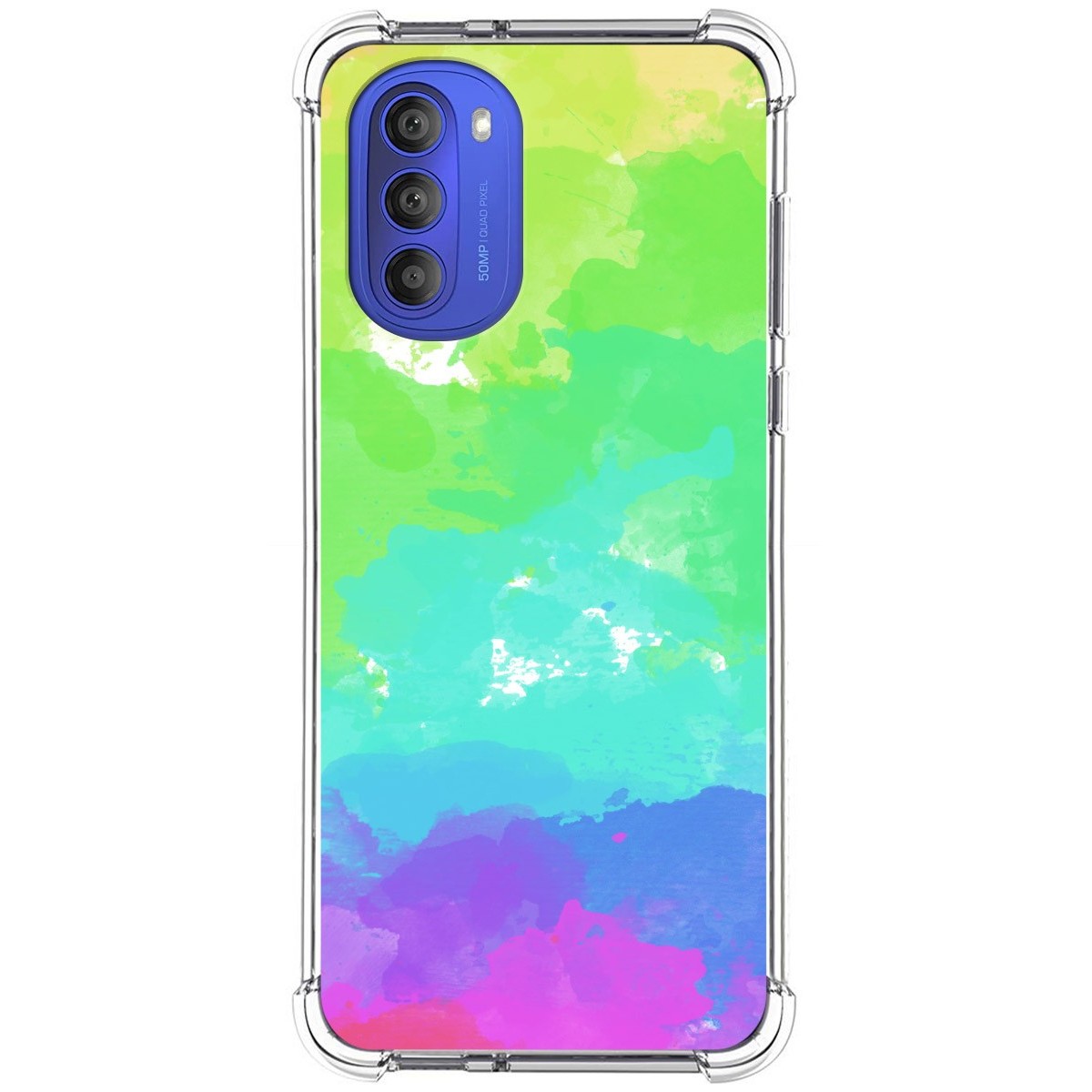 Funda Silicona Antigolpes para Motorola Moto G51 5G diseño Acuarela 03 Dibujos