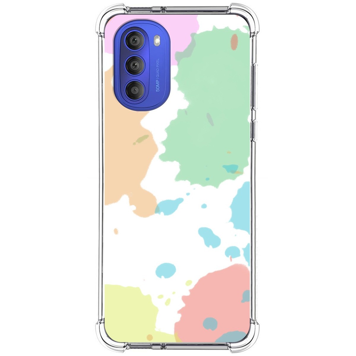 Funda Silicona Antigolpes para Motorola Moto G51 5G diseño Acuarela 05 Dibujos