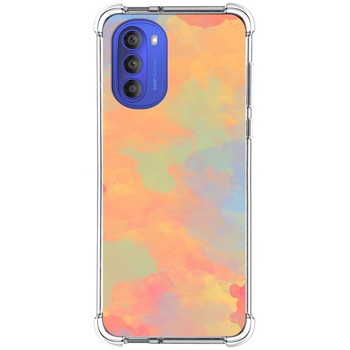 Funda Silicona Antigolpes para Motorola Moto G51 5G diseño Acuarela 08 Dibujos