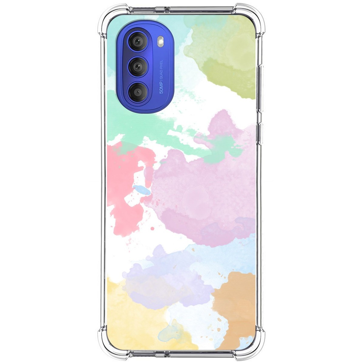 Funda Silicona Antigolpes para Motorola Moto G51 5G diseño Acuarela 11 Dibujos
