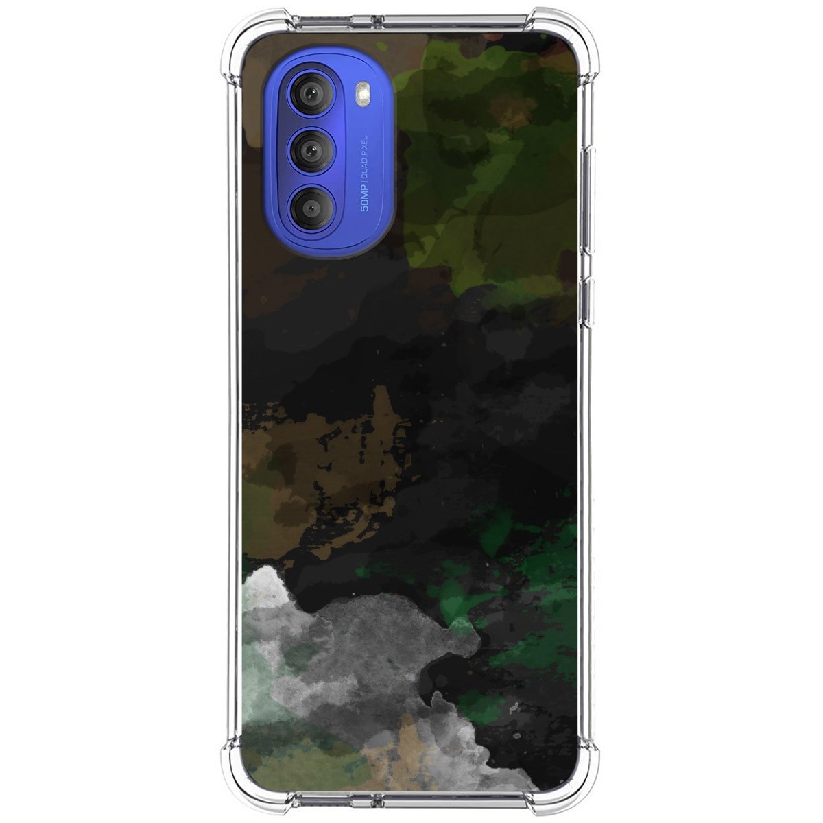 Funda Silicona Antigolpes para Motorola Moto G51 5G diseño Acuarela 12 Dibujos