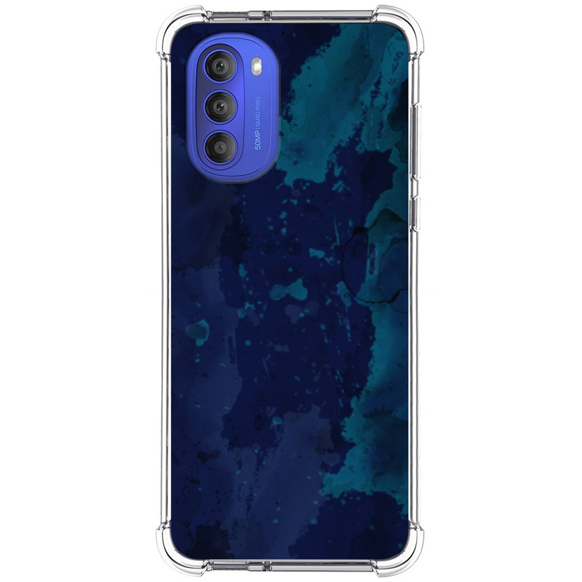 Funda Silicona Antigolpes para Motorola Moto G51 5G diseño Acuarela 13 Dibujos