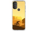 Funda Silicona Antigolpes para Motorola Moto G71 5G diseño Ciclista Dibujos