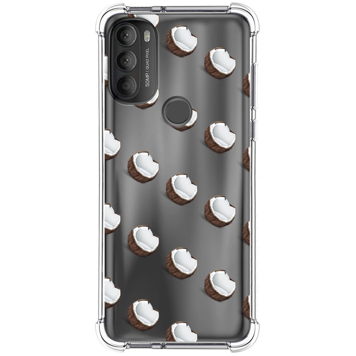 Funda Silicona Antigolpes para Motorola Moto G71 5G diseño Cocos Dibujos