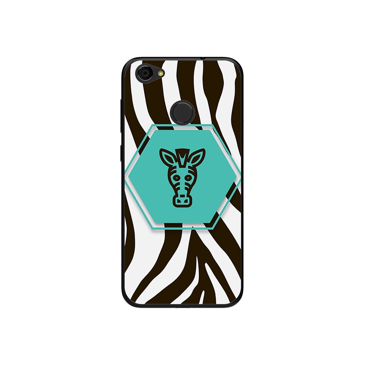 Funda Gel Tpu para Zte Blade A6 Diseño Cebra Dibujos