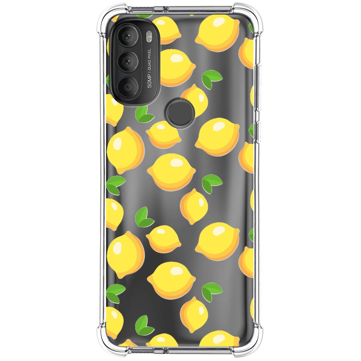 Funda Silicona Antigolpes para Motorola Moto G71 5G diseño Limones Dibujos