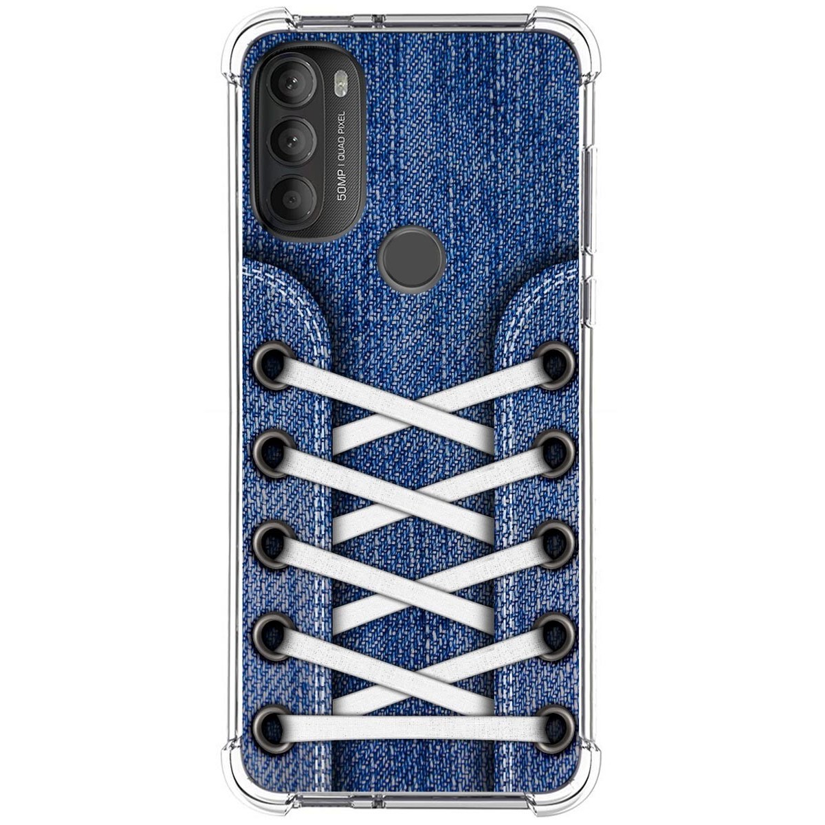 Funda Silicona Antigolpes para Motorola Moto G71 5G diseño Zapatillas 01 Dibujos