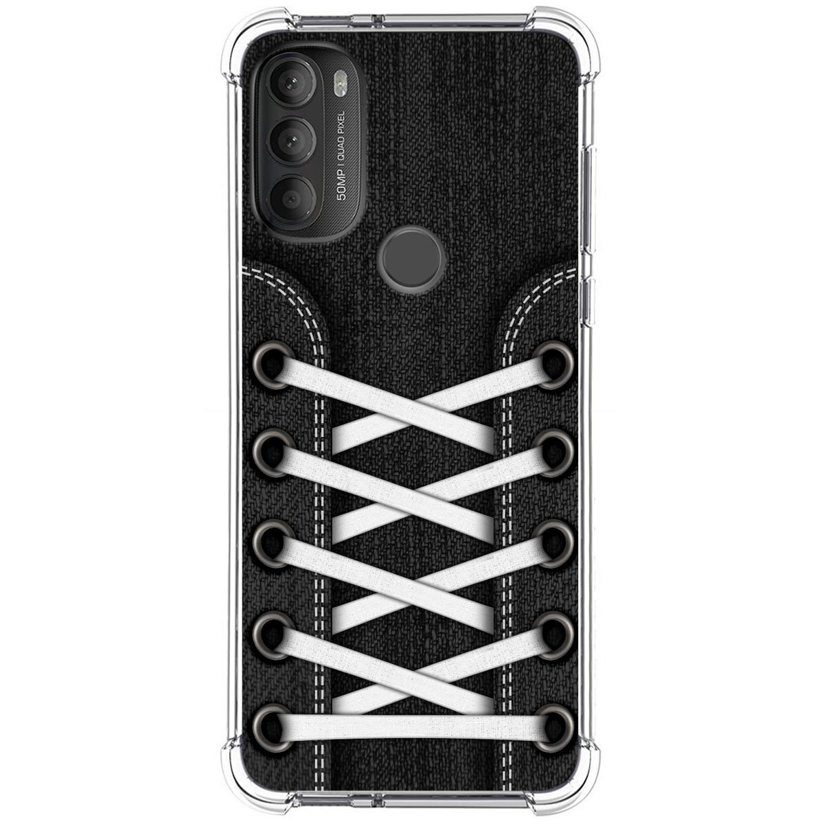 Funda Silicona Antigolpes para Motorola Moto G71 5G diseño Zapatillas 02 Dibujos