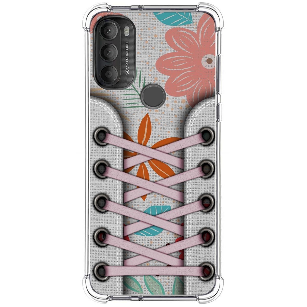 Funda Silicona Antigolpes para Motorola Moto G71 5G diseño Zapatillas 09 Dibujos