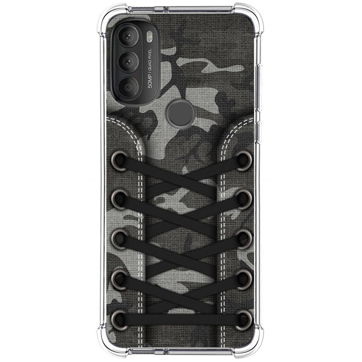 Funda Silicona Antigolpes para Motorola Moto G71 5G diseño Zapatillas 15 Dibujos