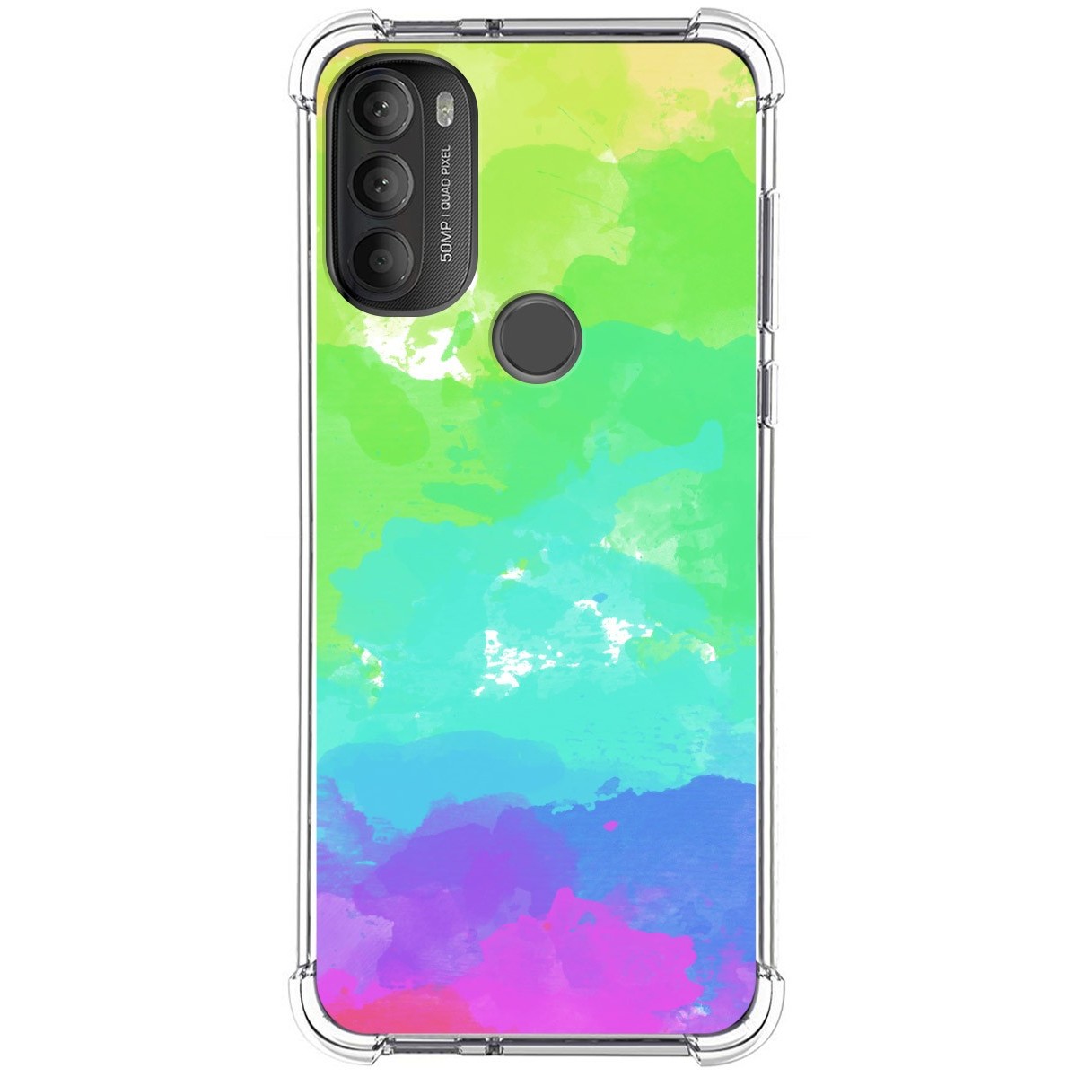 Funda Silicona Antigolpes para Motorola Moto G71 5G diseño Acuarela 03 Dibujos