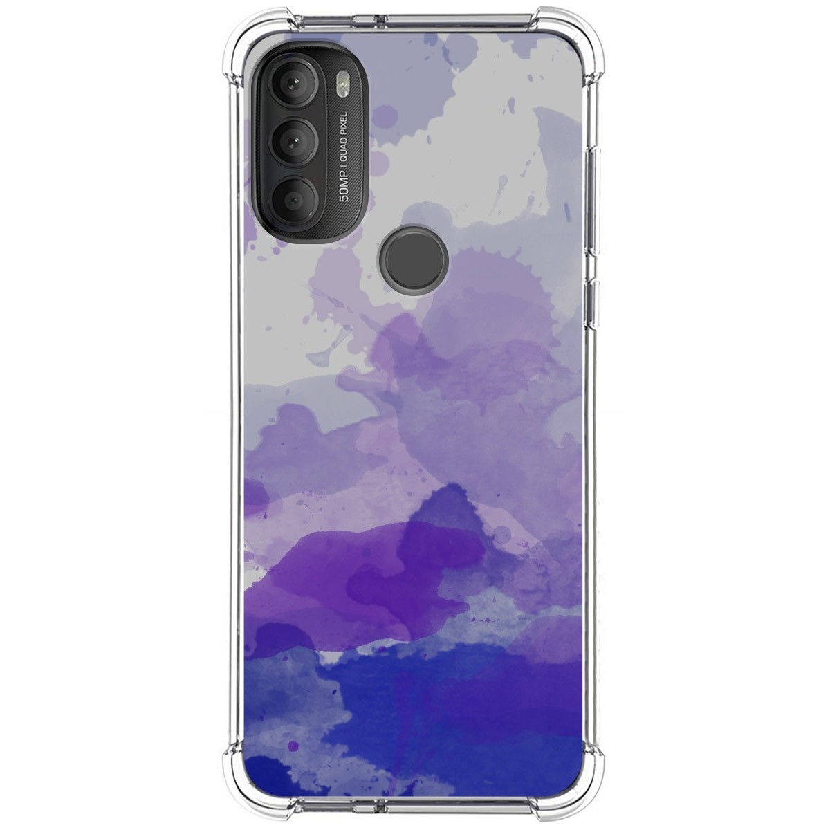 Funda Silicona Antigolpes para Motorola Moto G71 5G diseño Acuarela 09 Dibujos