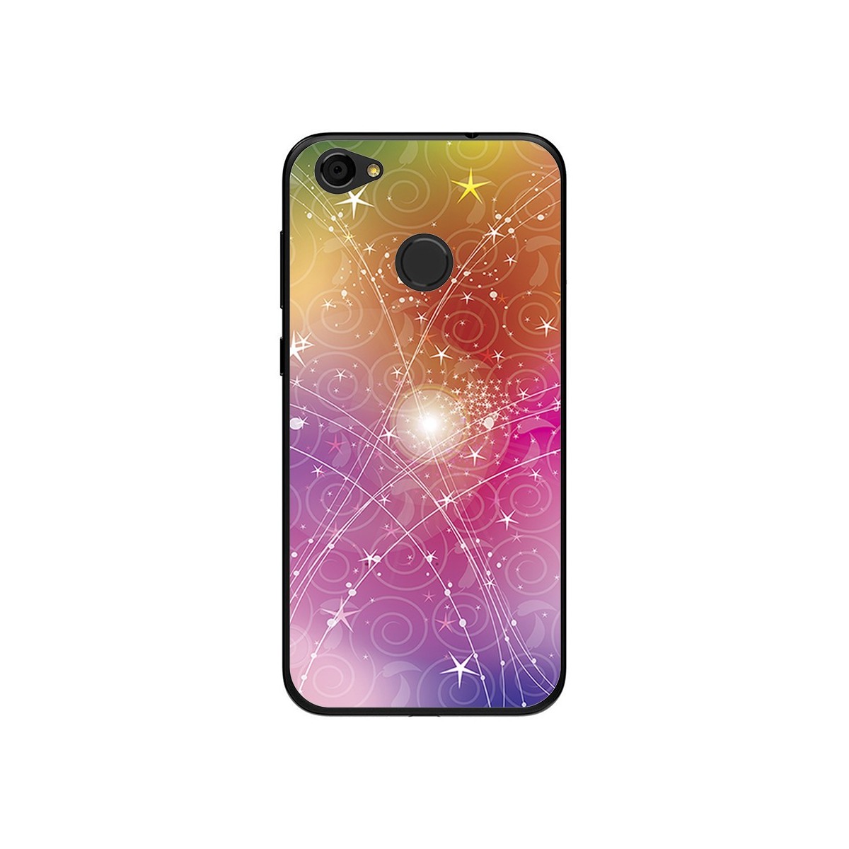 Funda Gel Tpu para Zte Blade A6 Diseño Abstracto Dibujos