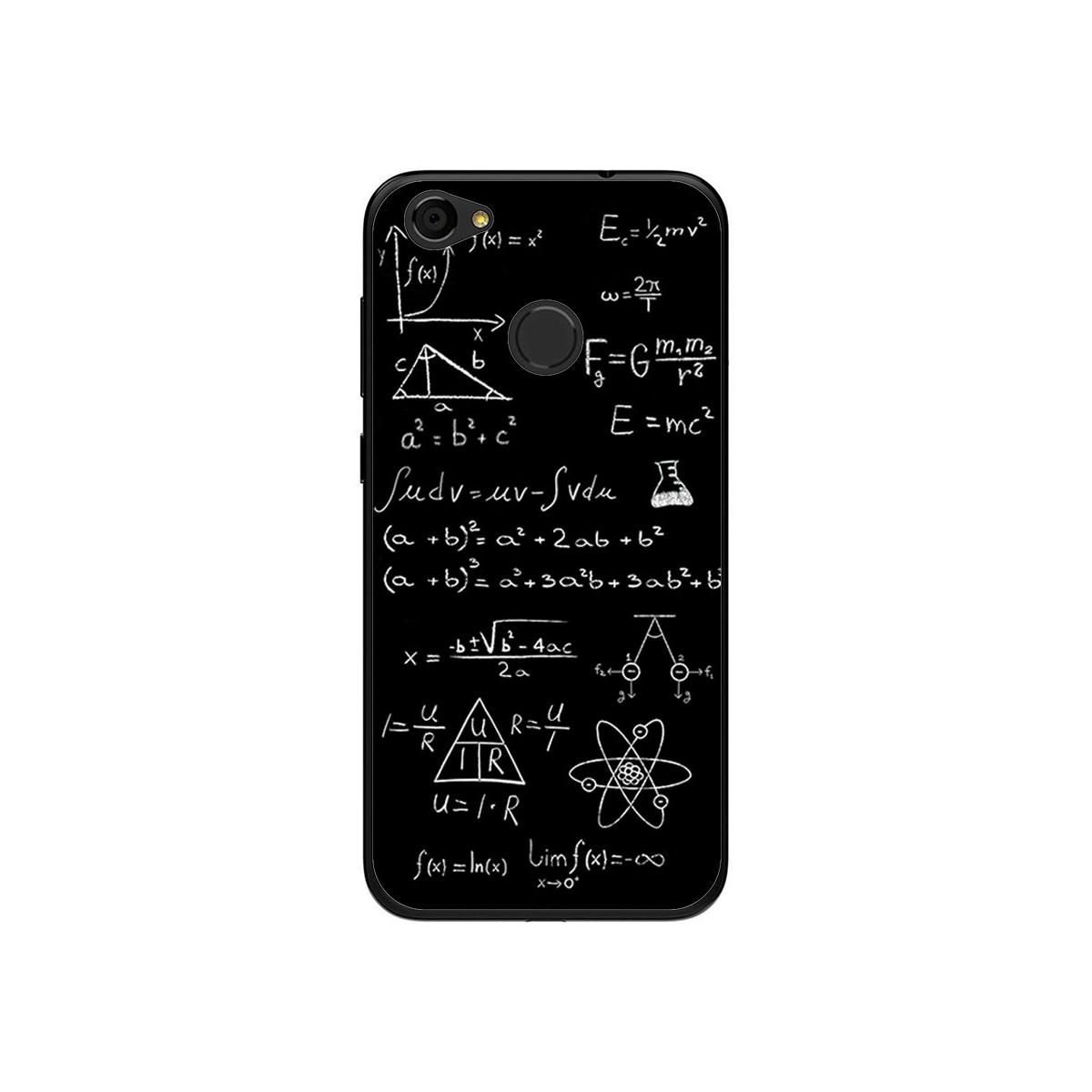 Funda Gel Tpu para Zte Blade A6 Diseño Formulas Dibujos
