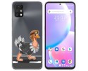 Funda Silicona Transparente para Umidigi A11 Pro Max diseño Avestruz Dibujos