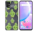 Funda Silicona Transparente para Umidigi A11 Pro Max diseño Cactus Dibujos