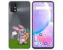 Funda Silicona Transparente para Umidigi A11 Pro Max diseño Conejo Dibujos