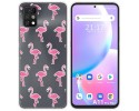 Funda Silicona Transparente para Umidigi A11 Pro Max diseño Flamenco Dibujos