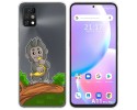 Funda Silicona Transparente para Umidigi A11 Pro Max diseño Mono Dibujos