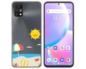 Funda Silicona Transparente para Umidigi A11 Pro Max diseño Playa Dibujos