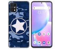 Funda Silicona para Umidigi A11 Pro Max diseño Camuflaje 03 Dibujos