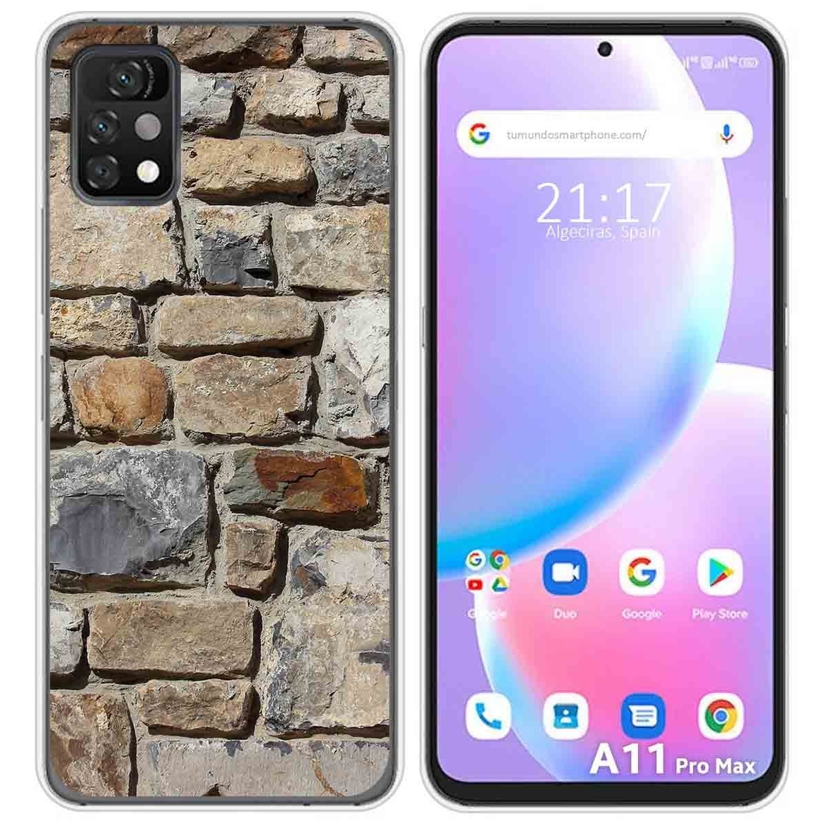 Funda Silicona para Umidigi A11 Pro Max diseño Ladrillo 03 Dibujos