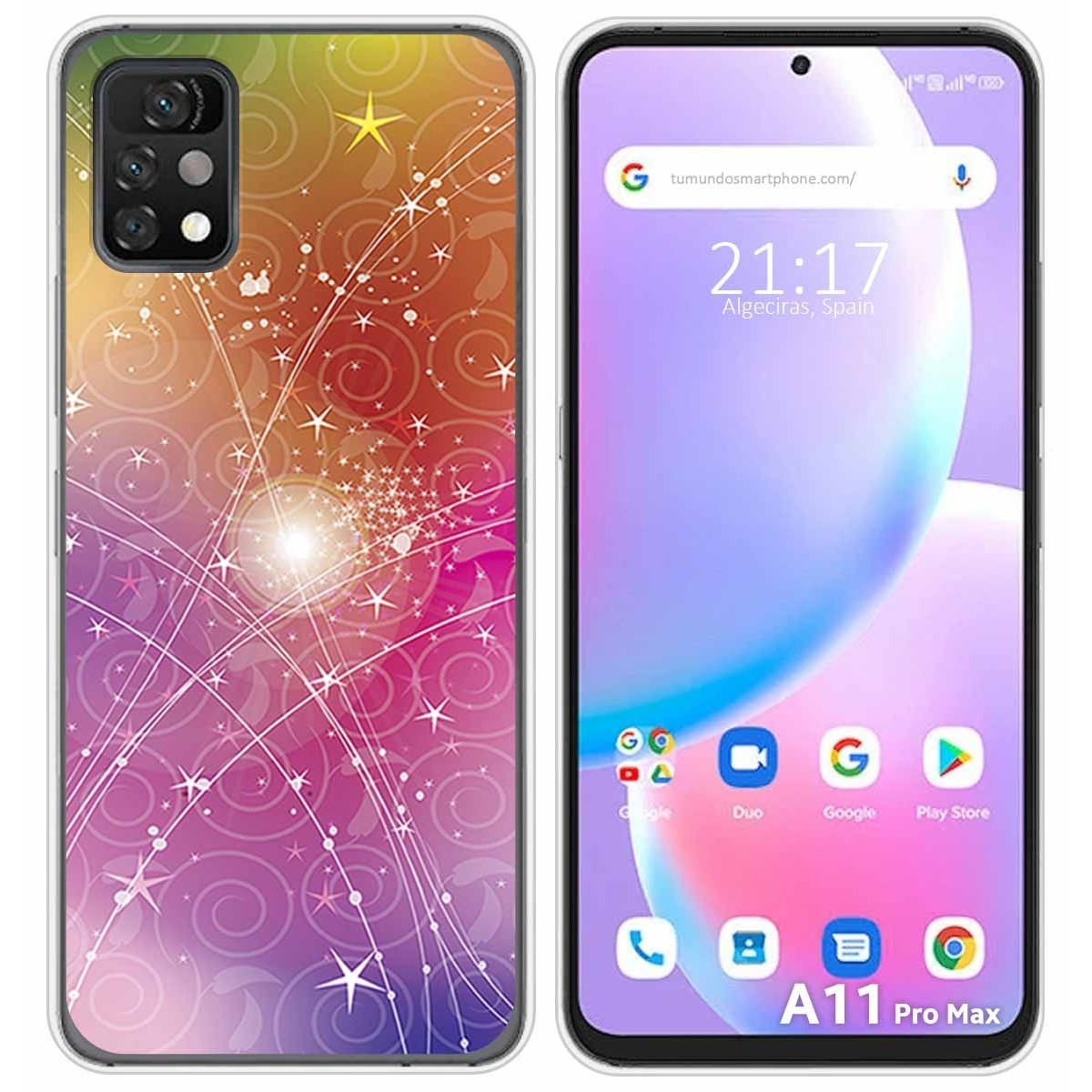 Funda Silicona para Umidigi A11 Pro Max diseño Abstracto Dibujos