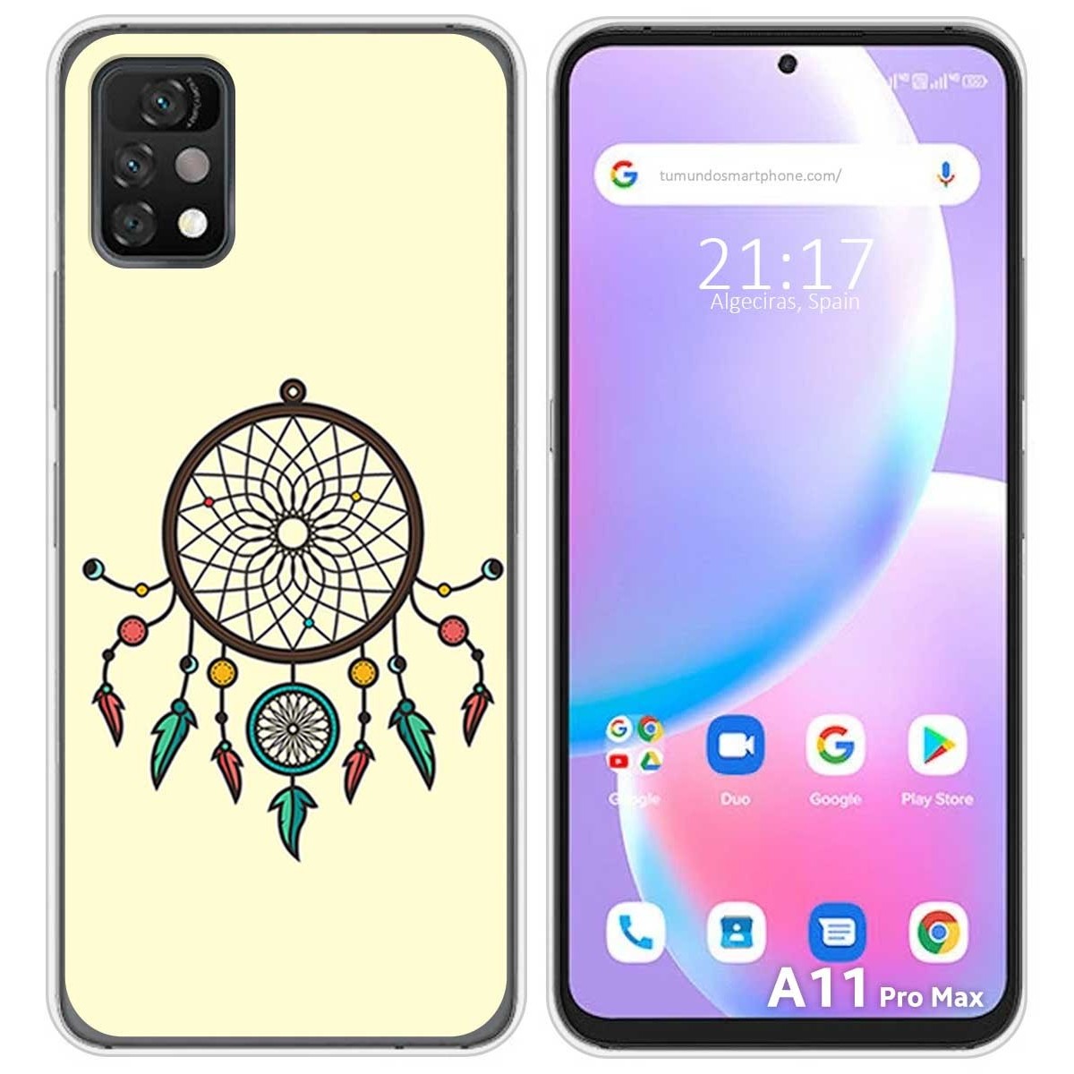 Funda Silicona para Umidigi A11 Pro Max diseño Atrapasueños Dibujos