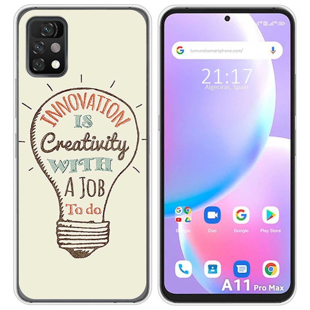 Funda Silicona para Umidigi A11 Pro Max diseño Creativity Dibujos
