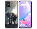 Funda Silicona para Umidigi A11 Pro Max diseño Elefante Dibujos