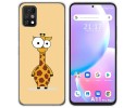 Funda Silicona para Umidigi A11 Pro Max diseño Jirafa Dibujos