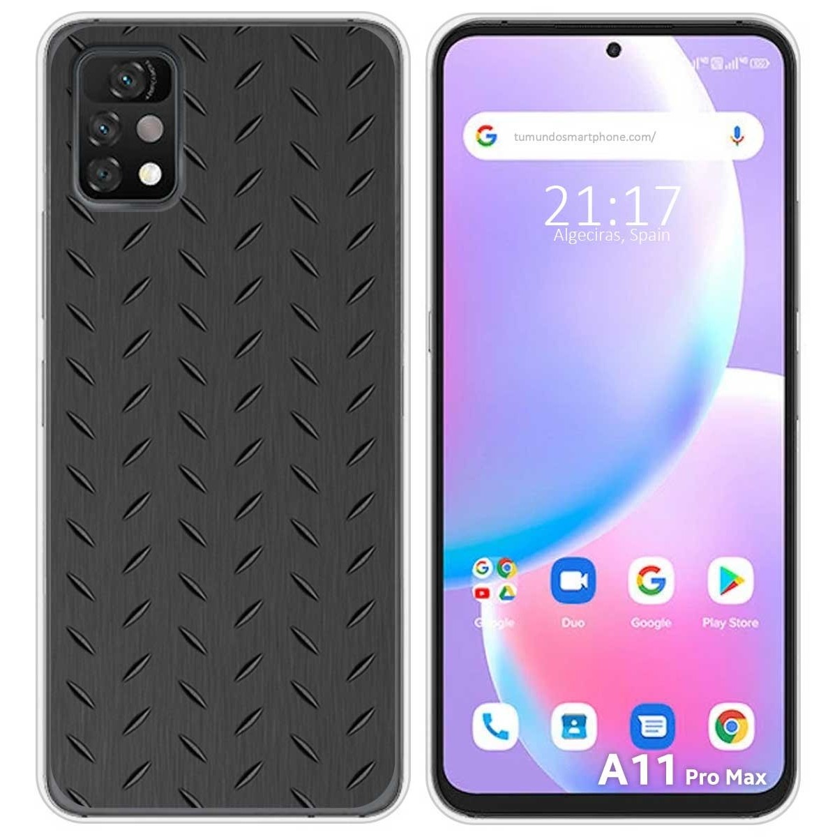 Funda Silicona para Umidigi A11 Pro Max diseño Metal Dibujos