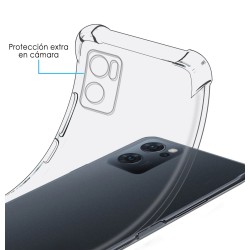Funda Silicona Antigolpes Transparente para Oppo Reno 7 5G 2