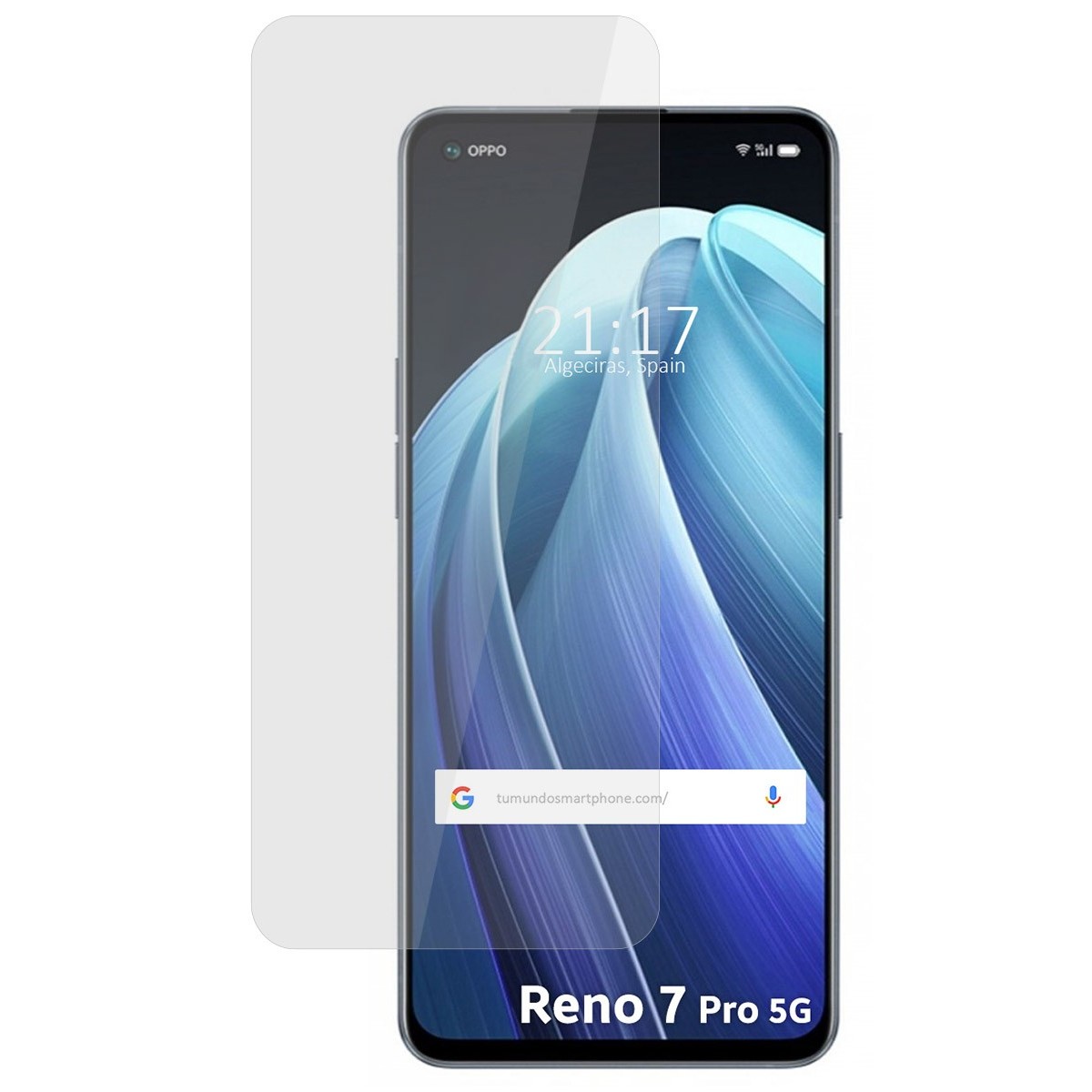 Protector Cristal Templado para Oppo Reno 7 Pro 5G Vidrio