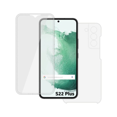 Funda Doble Transparente Pc + Tpu Full Body 360 para Samsung Galaxy S22 Plus 5G