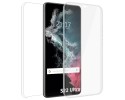 Funda Doble Transparente Pc + Tpu Full Body 360 para Samsung Galaxy S22 Ultra 5G