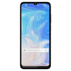 Protector Cristal Templado Completo 5D Full Glue Negro para Doogee N40 Pro Vidrio 2