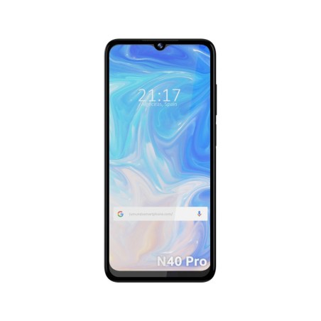 Protector Cristal Templado Completo 5D Full Glue Negro para Doogee N40 Pro Vidrio