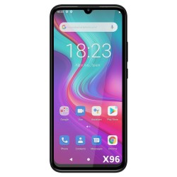 Protector Cristal Templado Completo 5D Full Glue Negro para Doogee X96 / X96 Pro Vidrio 2