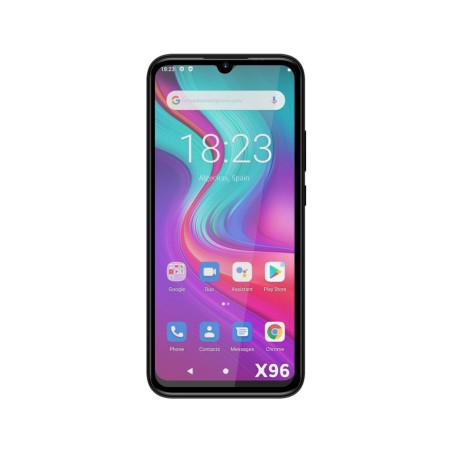 Protector Cristal Templado Completo 5D Full Glue Negro para Doogee X96 / X96 Pro Vidrio