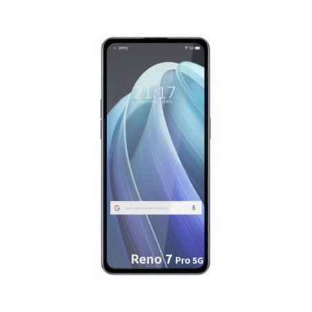 Protector Cristal Templado Completo 5D Full Glue Negro para Oppo Reno 7 Pro 5G Vidrio