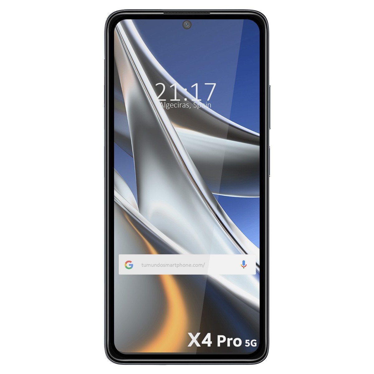 Protector Cristal Templado Completo 5D Full Glue Negro para Xiaomi POCO X4 Pro 5G Vidrio