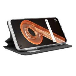 Funda Libro Soporte con Ventana para Realme 9i color Negra 2