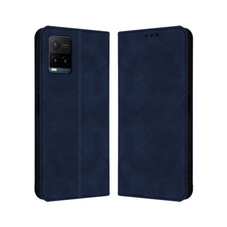 Funda Polipiel con Tarjetero para Vivo Y21 / Y21s / Y33s Color Azul