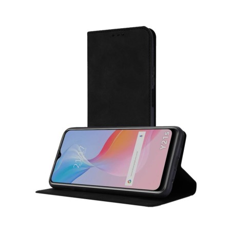 Funda Polipiel con Tarjetero para Vivo Y21 / Y21s / Y33s Color Negra