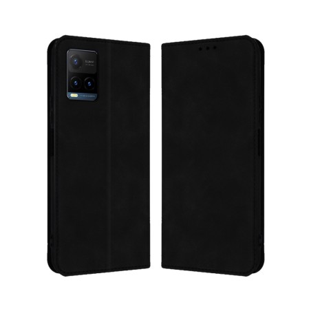 Funda Polipiel con Tarjetero para Vivo Y21 / Y21s / Y33s Color Negra